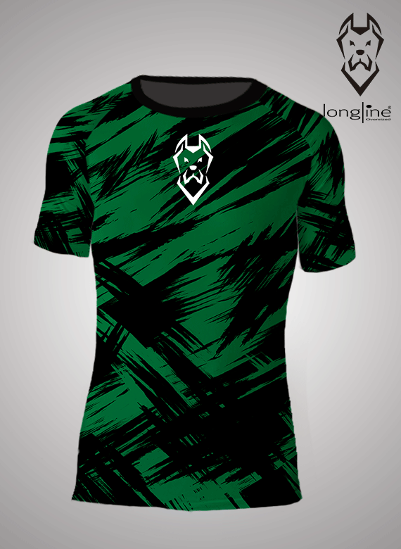 RASH GUARD KIDS ESTAMPADA VERDE