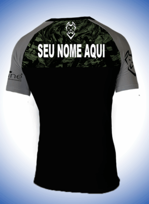 RASH KIDS CAMUFLADA MANGA CINZA