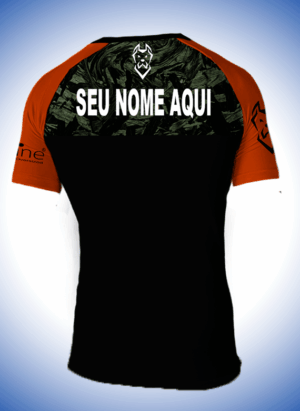 RASH KIDS CAMUFLADA MANGA LARANJA