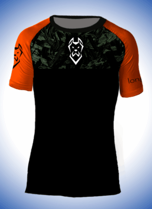 RASH KIDS CAMUFLADA MANGA LARANJA