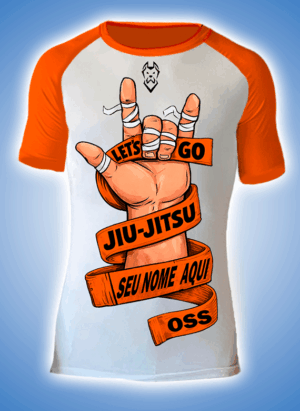 RASH KIDS Lets go LARANJA com seu nome