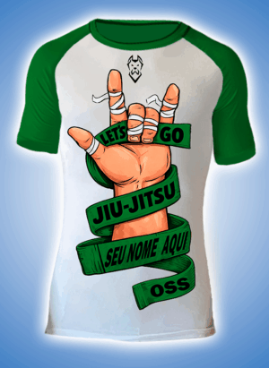 RASH KIDS Lets go VERDE com seu nome