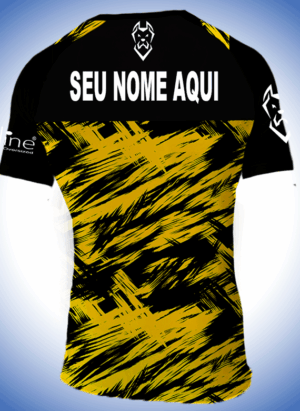 RASH KIDS Estampa COM NOME AMARELA