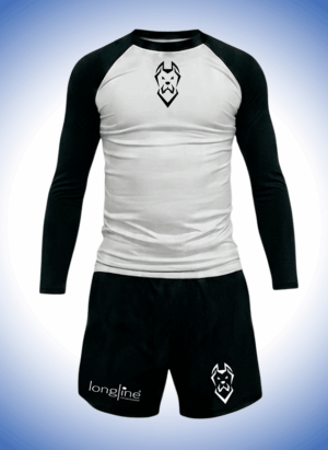 CONJUNTO RASH + BERMUDA+ LYCRA CANECORSO BRANCO