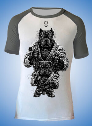 RASH KIDS Estampa CANECORSO FAMILIA Cinza
