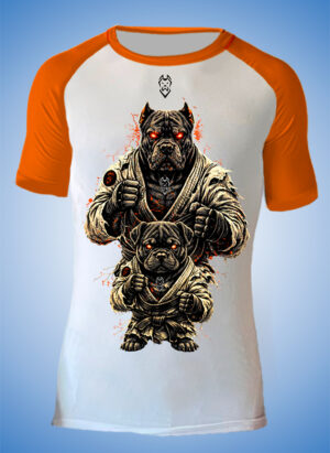 RASH KIDS Estampa CANECORSO FAMILIA Laranja