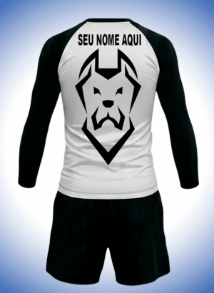 CONJUNTO RASH + BERMUDA+ LYCRA CANECORSO BRANCO