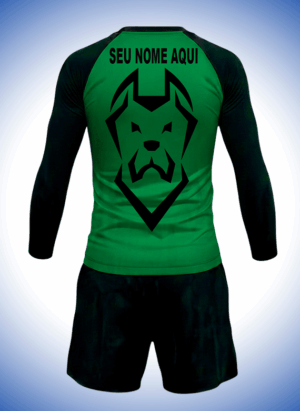CONJUNTO RASH + BERMUDA+ LYCRA CANECORSO VERDE