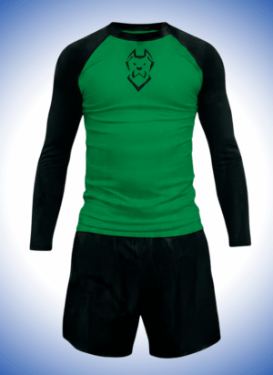 CONJUNTO RASH + BERMUDA+ LYCRA CANECORSO VERDE