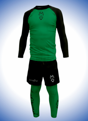 CONJUNTO RASH + BERMUDA+ CALÇA LYCRA CANECORSO VERDE
