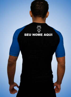 RASH GUARD MANGA FAIXA AZUL