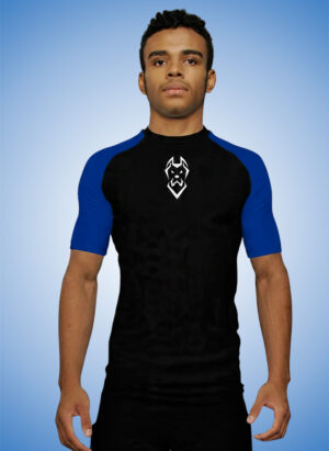 RASH GUARD MANGA FAIXA AZUL