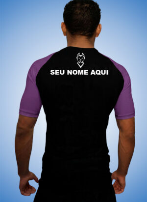 RASH GUARD MANGA FAIXA ROXO