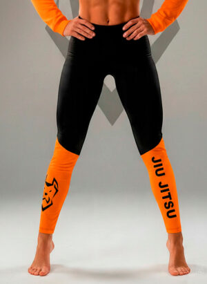 LEGGING CANELA COR DA FAIXA JIU JITSU LARANJA