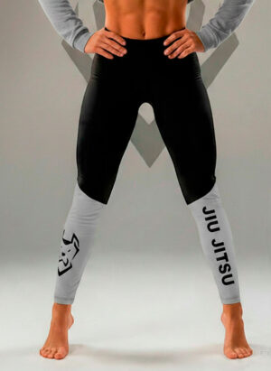 LEGGING CANELA COR DA FAIXA JIU JITSU CINZA