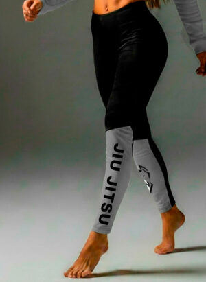 LEGGING CANELA COR DA FAIXA JIU JITSU CINZA