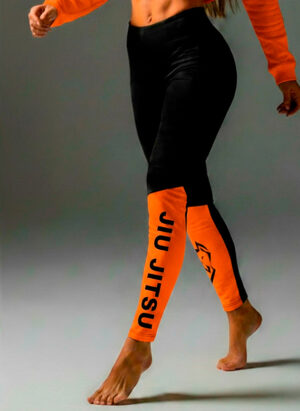 LEGGING CANELA COR DA FAIXA JIU JITSU LARANJA