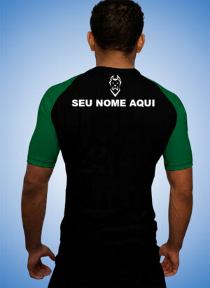 RASH GUARD MANGA FAIXA VERDE