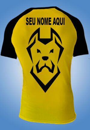 RASH GUARD CANECORSO COM SEU NOME AMARELO