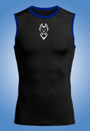 REGATA RASH GUARD DETALHE AZUL COM SEU NOME