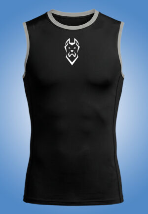 REGATA RASH GUARD DETALHE CINZA COM SEU NOME