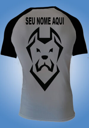 RASH GUARD CANECORSO COM SEU NOME CINZA