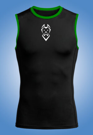 REGATA RASH GUARD DETALHE VERDE COM SEU NOME